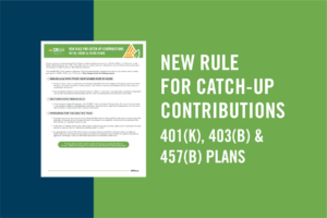 New Rule for Catch-Up Contributions